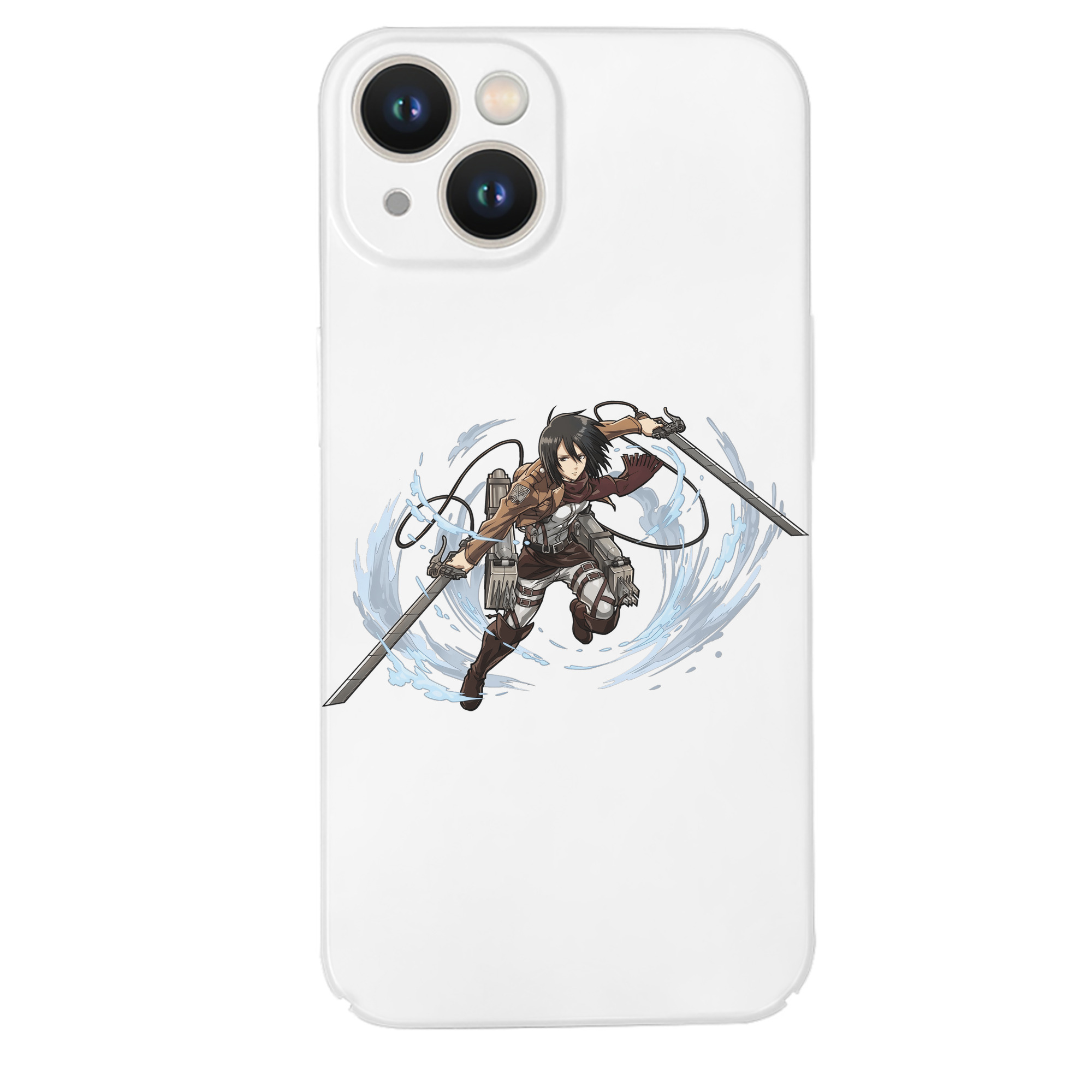 （画像用） 進撃の巨人 ミカサ·アッカーマン Attack on Titan Mikasa Ackerman 【iPhone 14シリーズ対応】ハードケース
